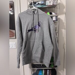 Staple purple Pigeon Hoodie gray